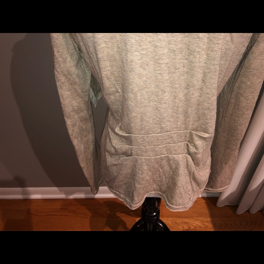 Tan Mystree Jacket With Shawl Collar, Size Small - image 7